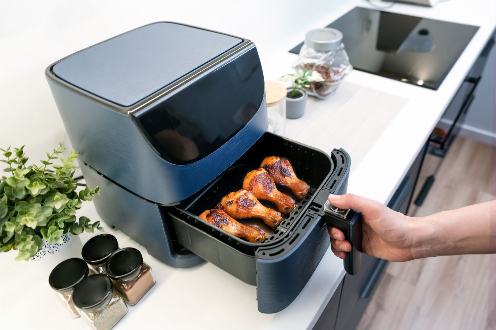 como combinar fogao e air fryer para uma cozinha mais pratica